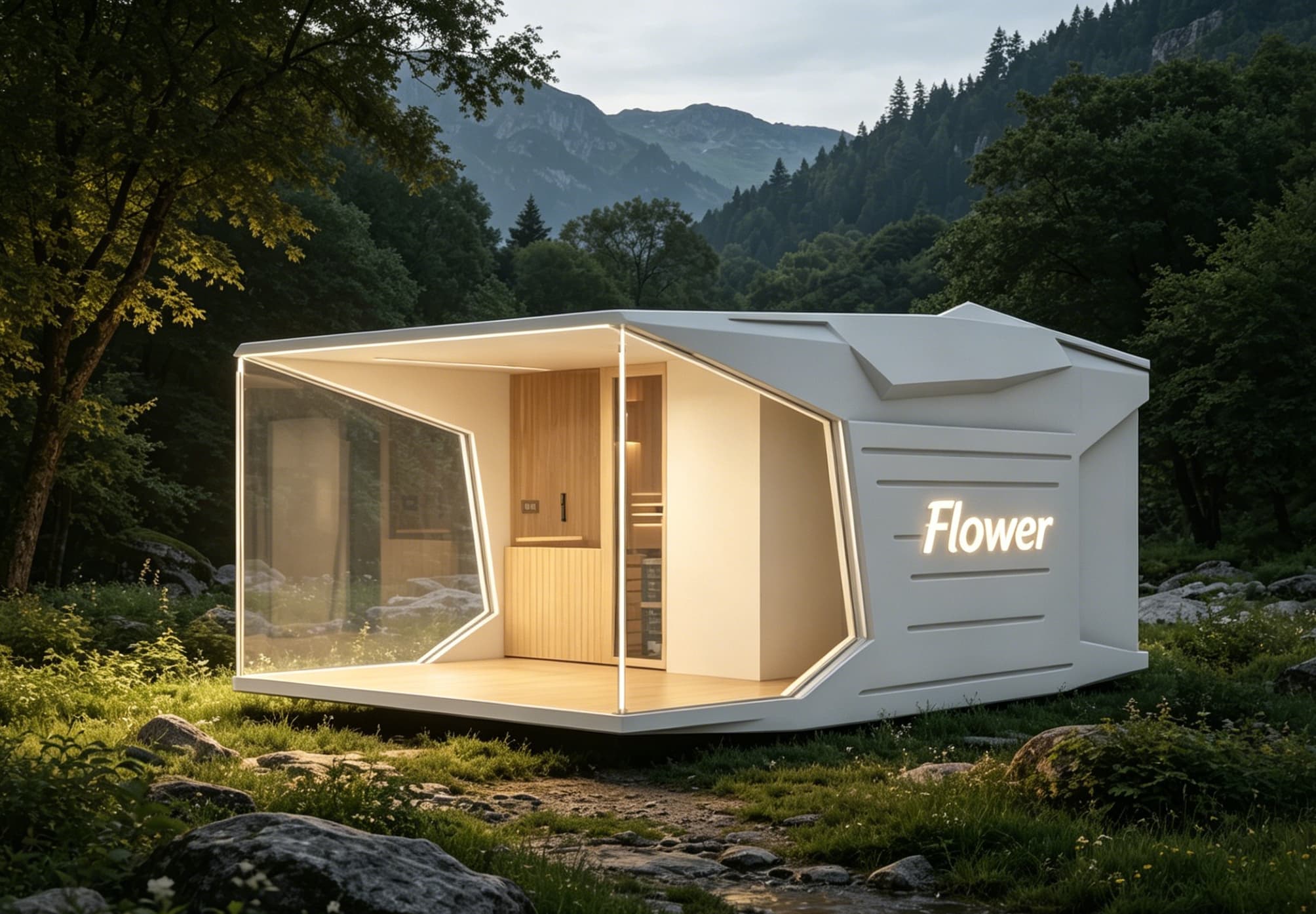 Sauna Room — Wellness Pod capsule house