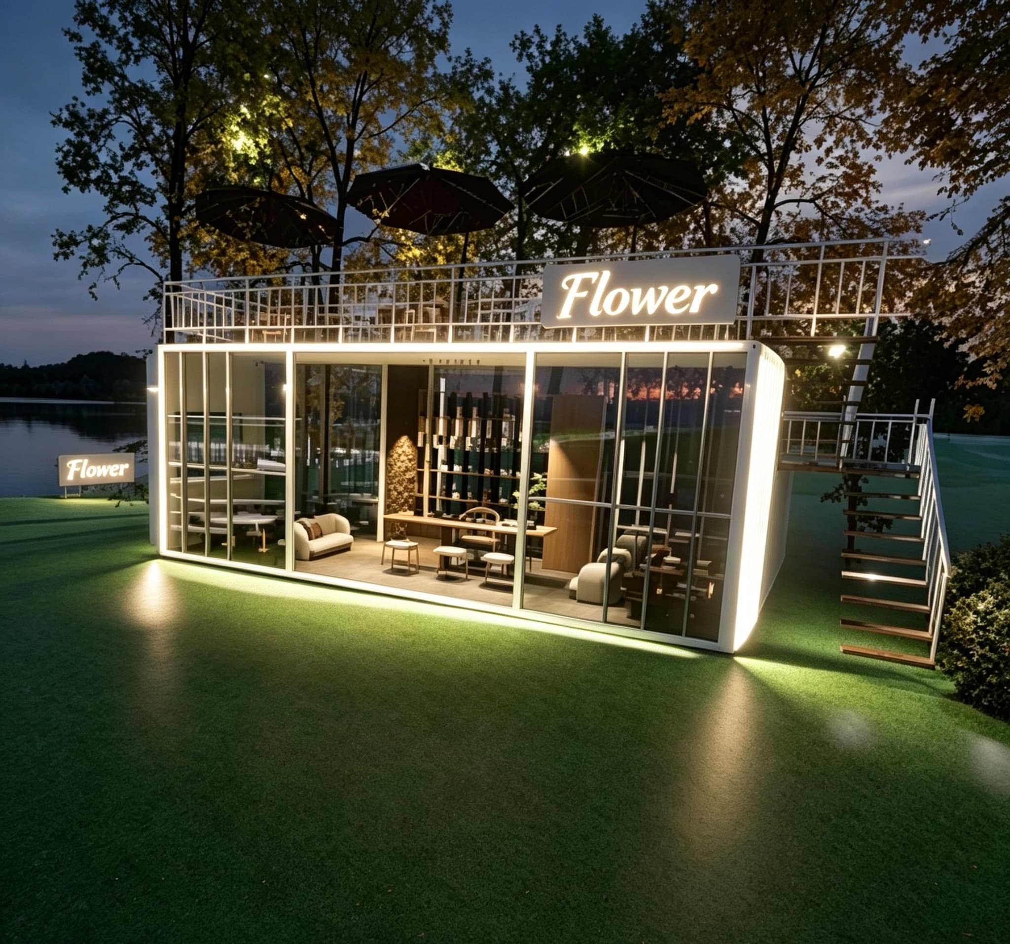 Apple Cabin Tea Room — Custom capsule house